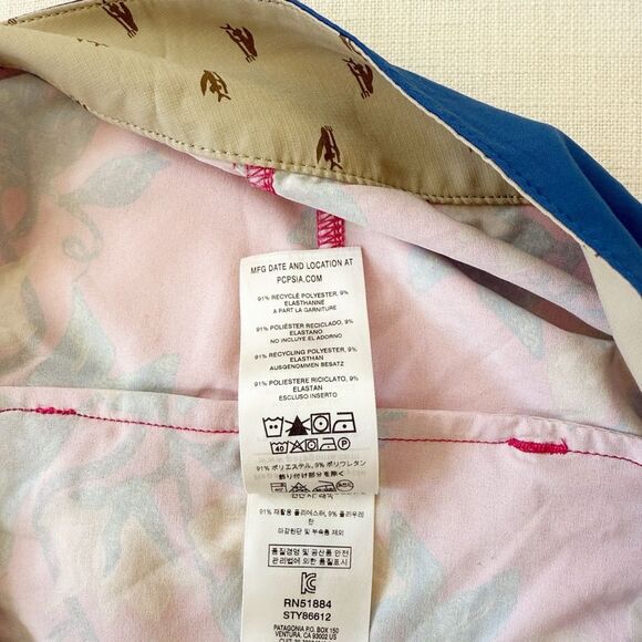 Patagonia Hot Pink Floral Board Shorts - Picture 8 of 9